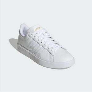 Adidas Grand Court 2.0 Women’s White with Gold Accents 9.5